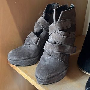 Stuart Weitzman wedge booties